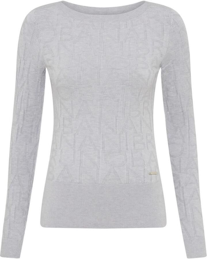 Bruno Banani Gebreide trui met merk-breipatroon nieuwe collectie