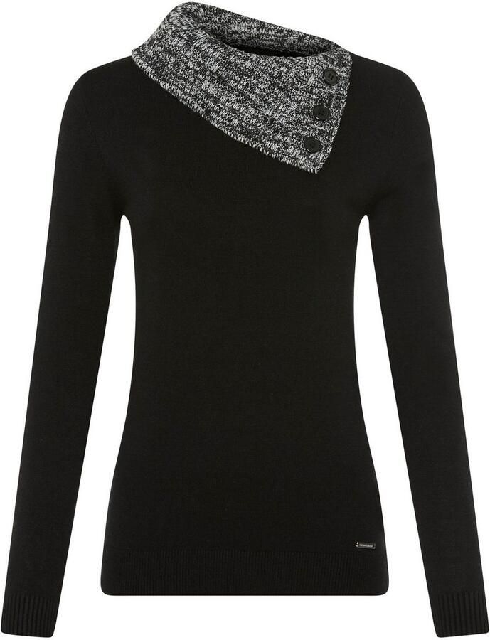 Bruno Banani Gebreide trui met openstaande col nieuwe collectie