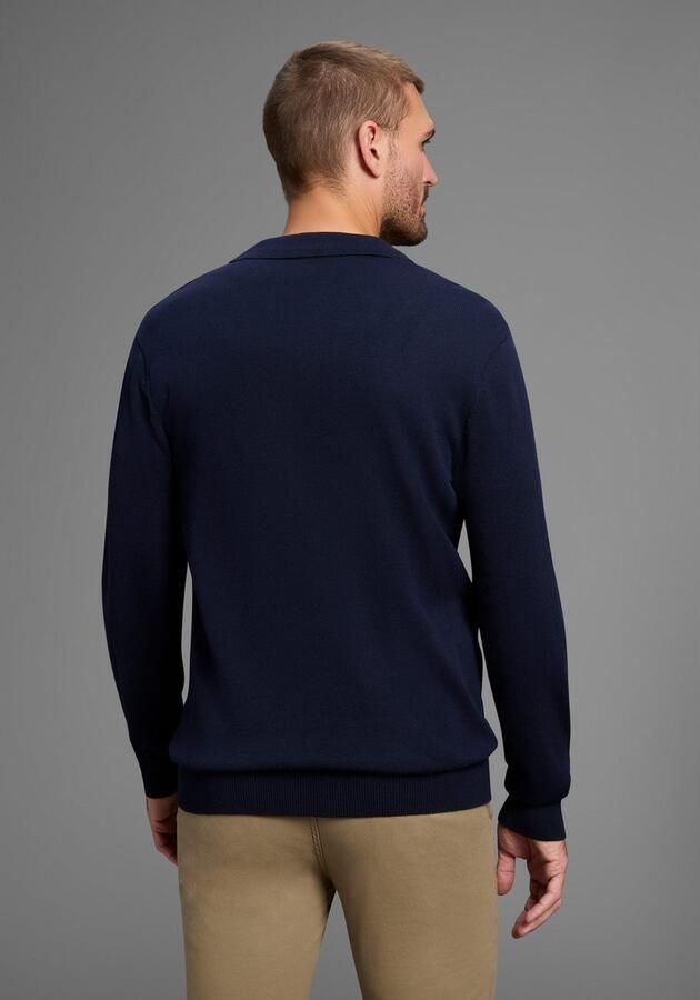 Bruno Banani Gebreide trui met ritssluiting en borstzak - Foto 7