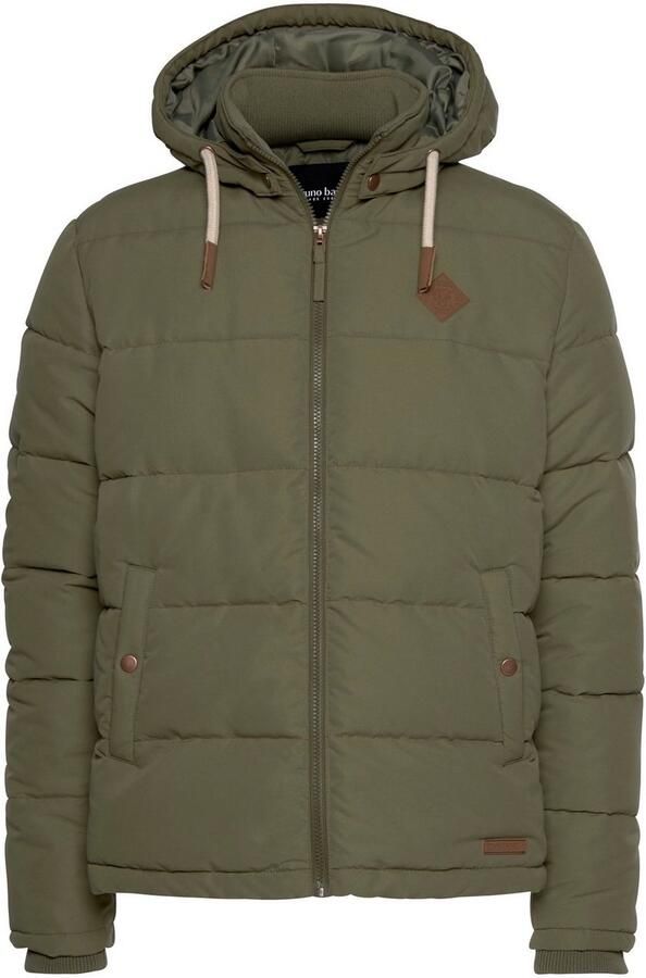 Bruno Banani Gewatteerde jas licht waterafstotend modieuze stijl met decoratieve badges - Foto 7