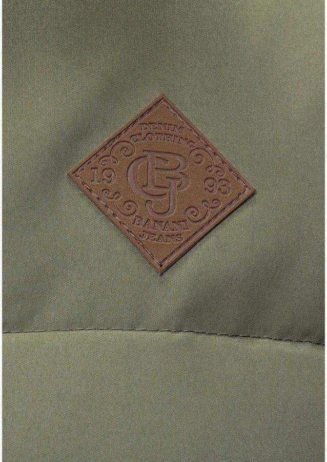 Bruno Banani Gewatteerde jas licht waterafstotend modieuze stijl met decoratieve badges - Foto 3