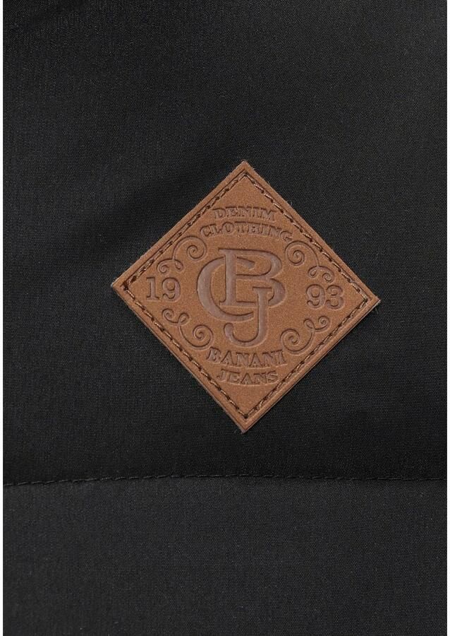 Bruno Banani Gewatteerde jas licht waterafstotend modieuze stijl met decoratieve badges - Foto 2