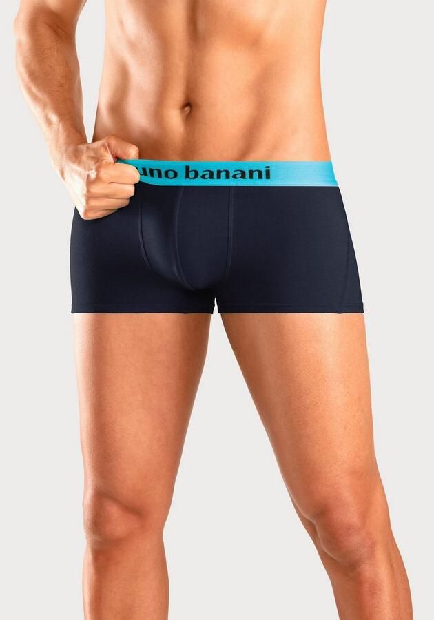 Bruno Banani Hipster strak zittende boxershorts met logo webband van katoenmix (set 4 stuks) - Foto 2