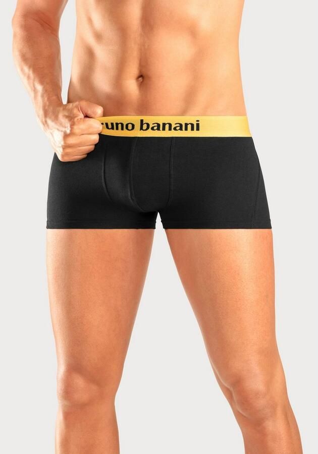 Bruno Banani Hipster strak zittende boxershorts met logo webband van katoenmix (set 4 stuks) - Foto 3