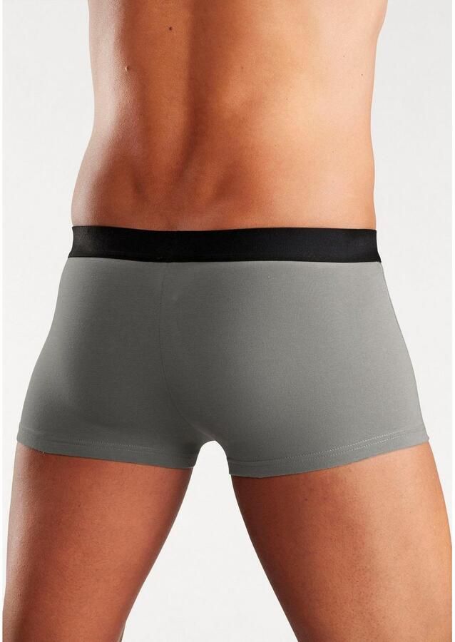 Bruno Banani Hipster strak zittende boxershorts met logo webband van katoenmix (set 4 stuks) - Foto 2