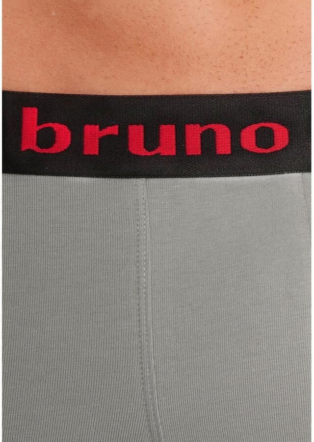 Bruno Banani Hipster strak zittende boxershorts met logo webband van katoenmix (set 4 stuks) - Foto 1