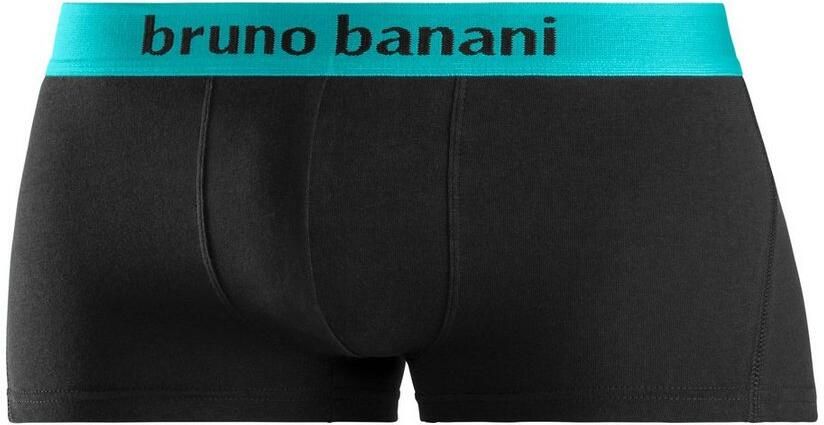 Bruno Banani Hipster strak zittende boxershorts met logo webband van katoenmix (set 4 stuks) - Foto 5