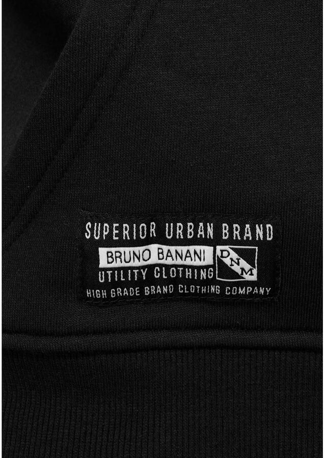 Bruno Banani Hoodie lange mouwen smal gesneden bedrukt ontwerp