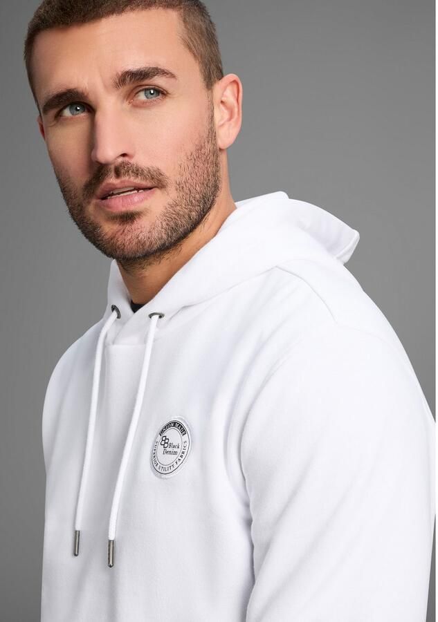 Bruno Banani Hoodie lange mouwen smal gesneden bedrukt ontwerp