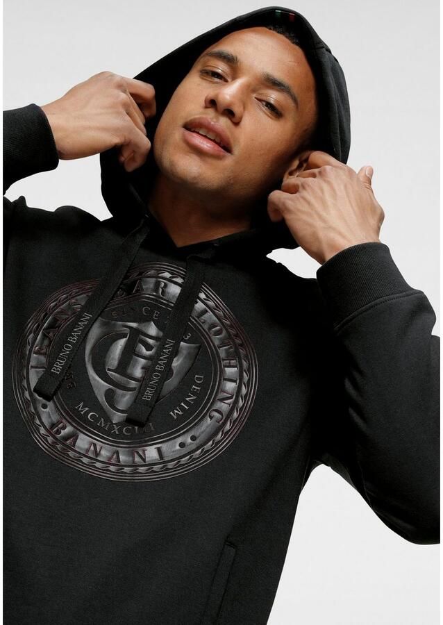 Bruno Banani Hoodie Lange mouwen smalle pasvorm bedrukt uiterlijk - Foto 2