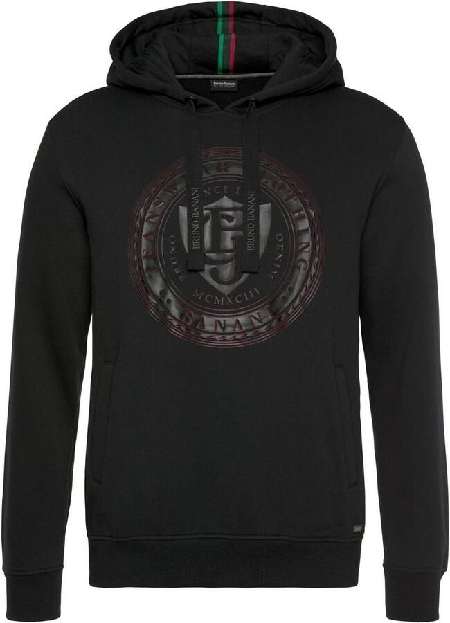 Bruno Banani Hoodie Lange mouwen smalle pasvorm bedrukt uiterlijk