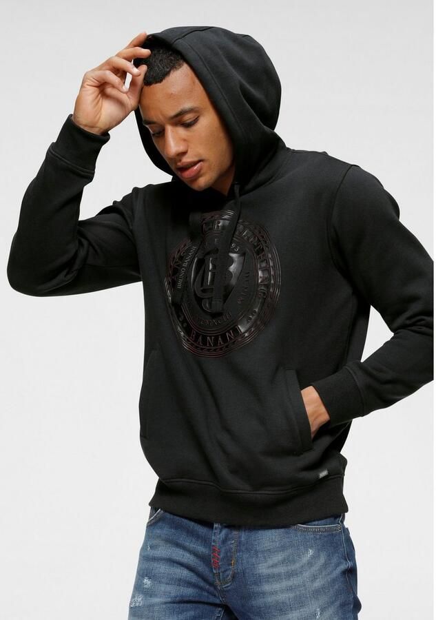 Bruno Banani Hoodie Lange mouwen smalle pasvorm bedrukt uiterlijk - Foto 5