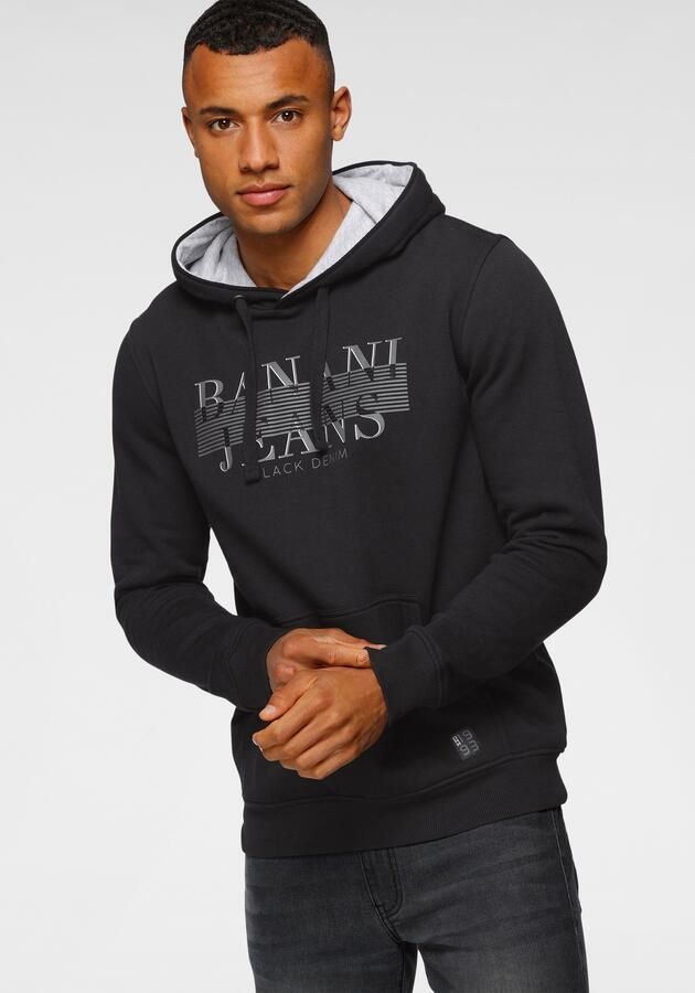 Bruno Banani Hoodie smalle pasvorm bedrukt ontwerp van katoenmix - Foto 6