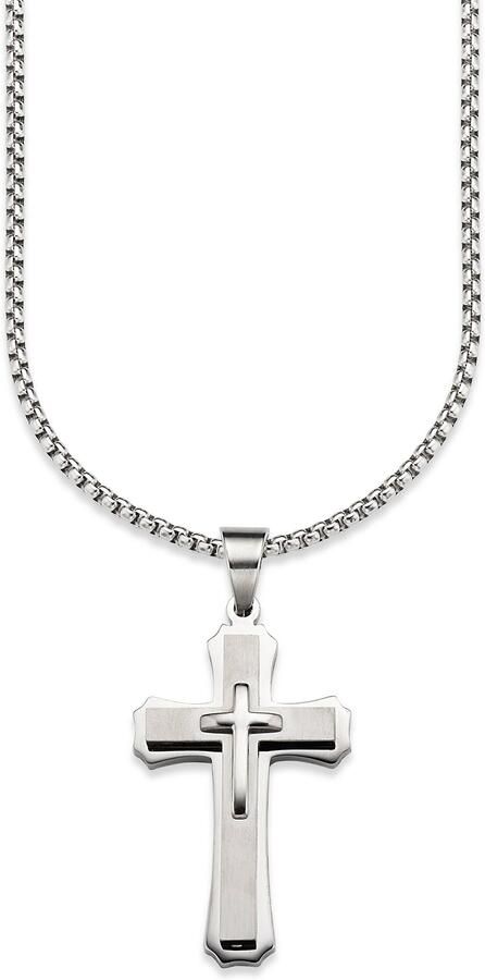 Bruno Banani Ketting met hanger Sieraad cadeau halsketting kruis Venetiaanse ketting - Foto 2