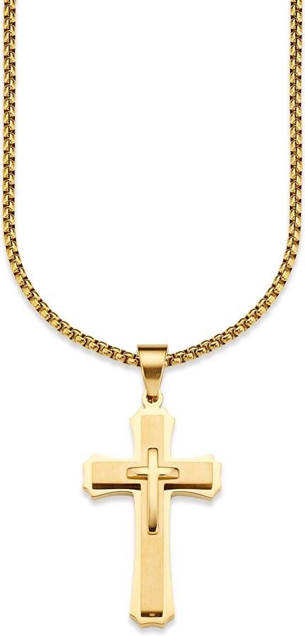 Bruno Banani Ketting met hanger Sieraad cadeau halsketting kruis Venetiaanse ketting - Foto 2