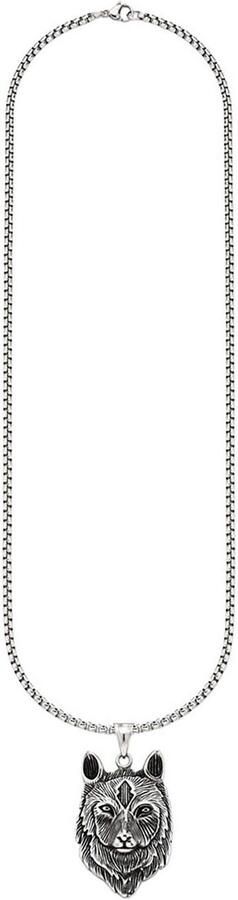 Bruno Banani Ketting met hanger Sieraad cadeau halsketting met hanger in wolfskop-look