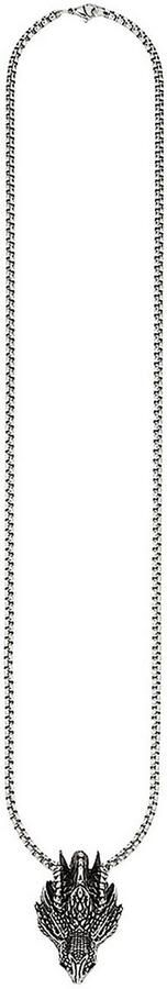 Bruno Banani Ketting met hanger Sieraad cadeau roestvrijstalen ketting met hanger in draak-look - Foto 1