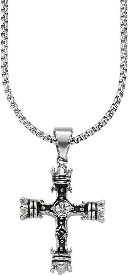 Bruno Banani Ketting met hanger Sieraad Geschenk Venetiaanse ketting Gotisch Kruis B4115N 20 00 55