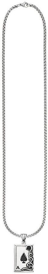 Bruno Banani Ketting met hanger Sieraad Geschenk Venetiaanse ketting Kaart Schoppen-Aas B4118N 20 00 55 - Foto 1