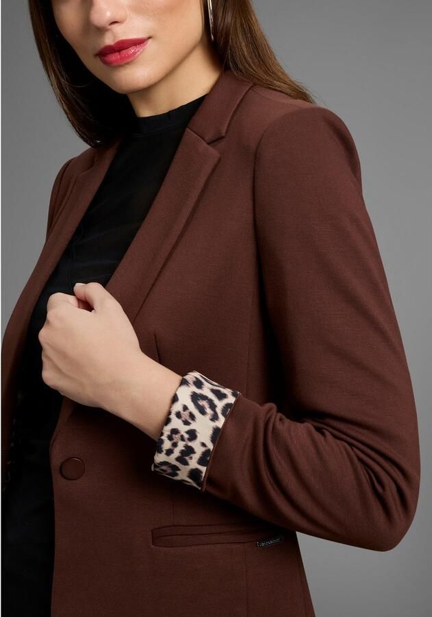 Bruno Banani Korte blazer Luipaardprint-voering NIEUWE KLEUREN - Foto 4