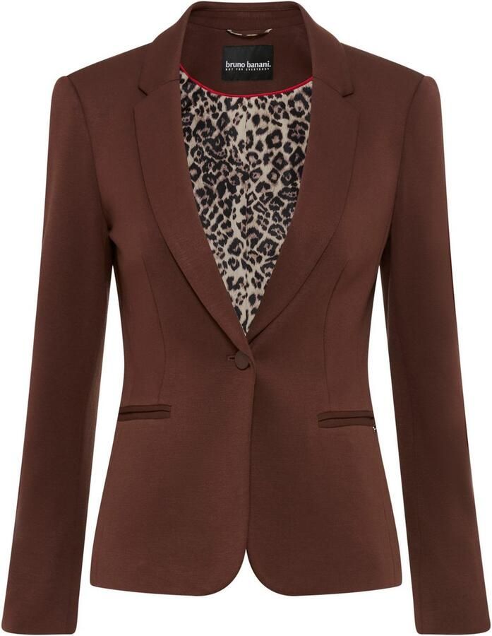 Bruno Banani Korte blazer Luipaardprint-voering NIEUWE KLEUREN