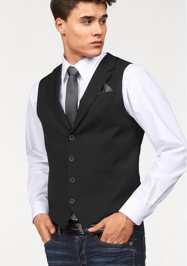 Bruno Banani Korte bodywarmer met een fijne structuur - Foto 6