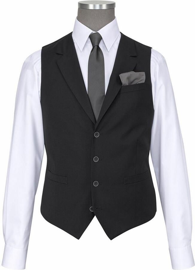 Bruno Banani Korte bodywarmer met een fijne structuur