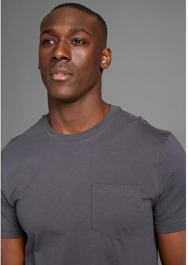 Bruno Banani Lang shirt met een afgeronde zoom - Foto 2