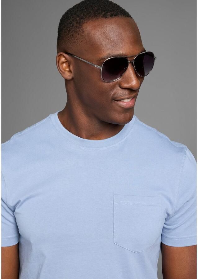 Bruno Banani Lang shirt met een afgeronde zoom - Foto 2