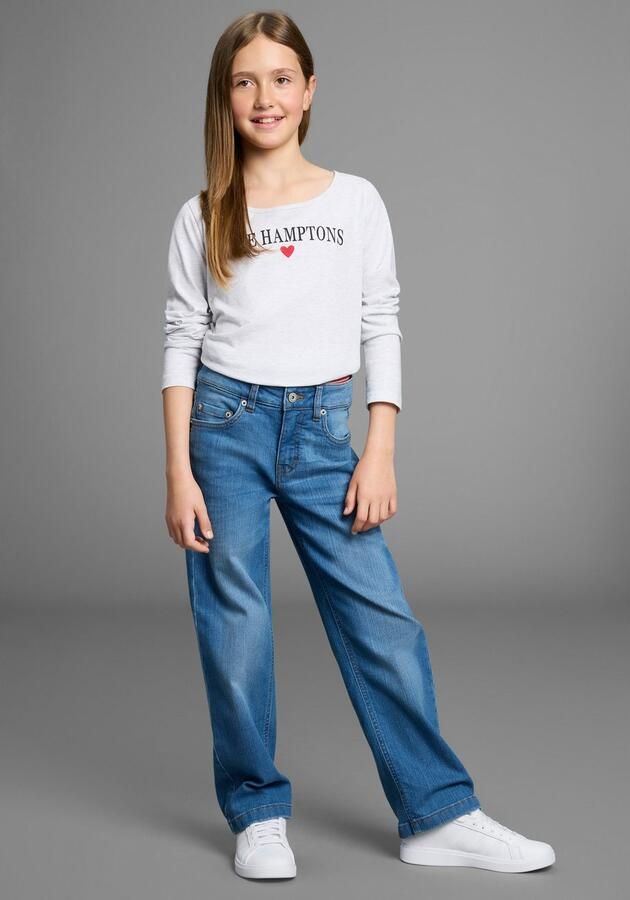 Bruno Banani Loose fit jeans Stretchjeans met Strass-stenen - Foto 3