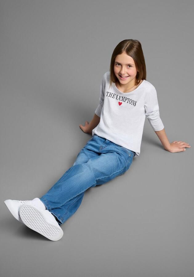 Bruno Banani Loose fit jeans Stretchjeans met Strass-stenen - Foto 4