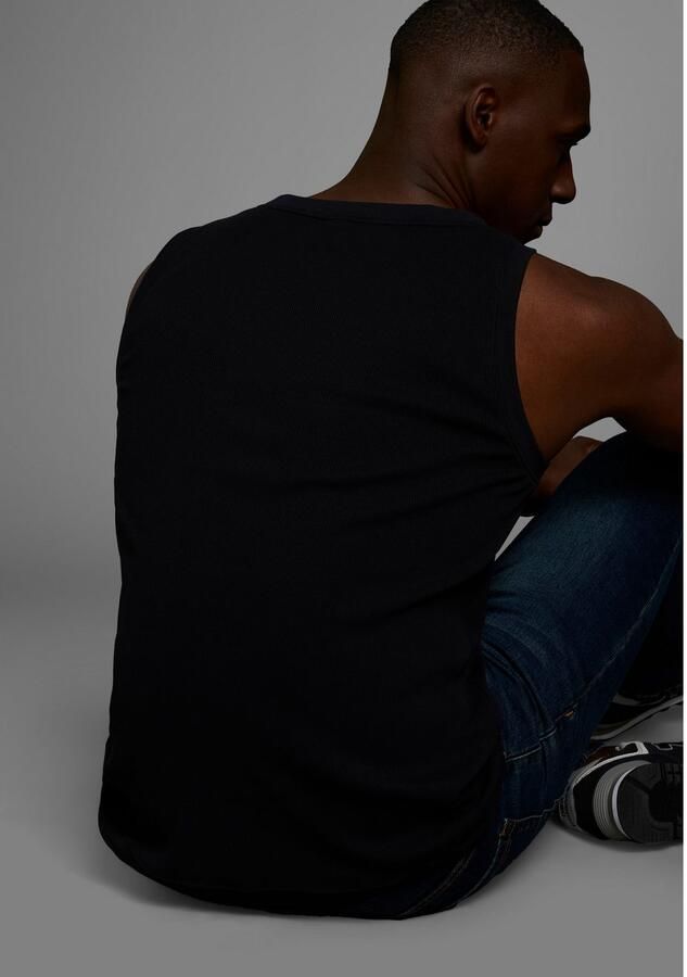 Bruno Banani Muscle-shirt in ribkwaliteit (2 stuks)