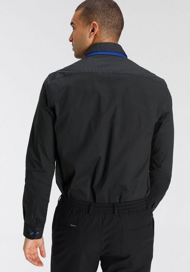 Bruno Banani Overhemd met lange mouwen button-down kraag - Foto 3