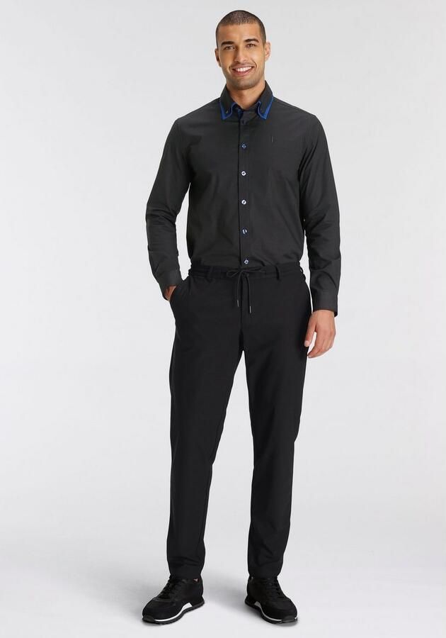 Bruno Banani Overhemd met lange mouwen button-down kraag - Foto 4