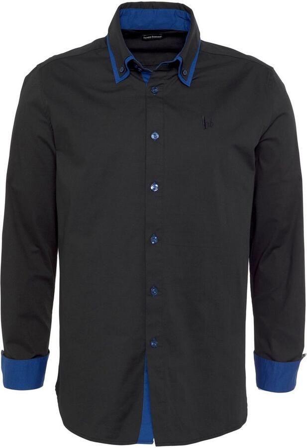 Bruno Banani Overhemd met lange mouwen button-down kraag - Foto 5