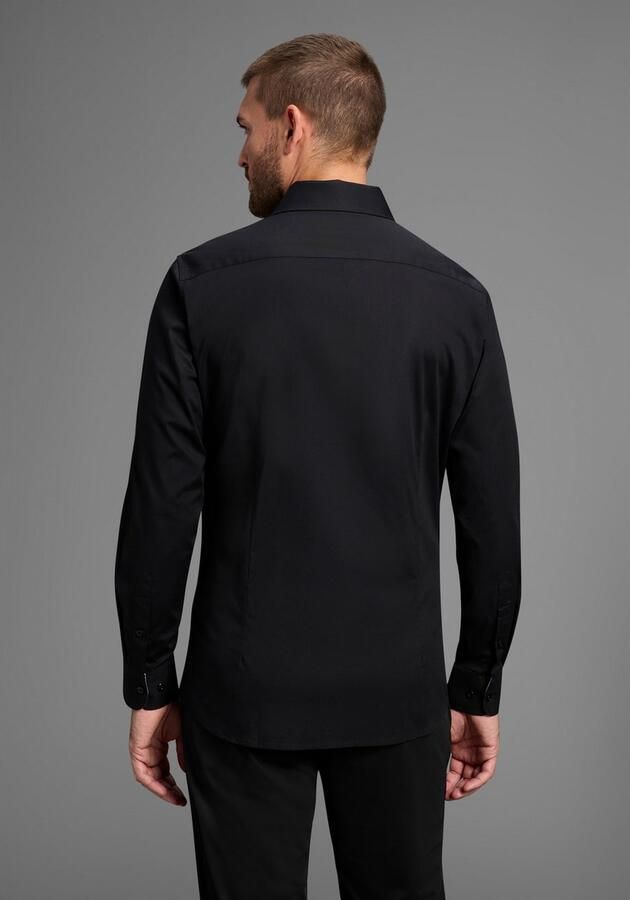 Bruno Banani Overhemd met lange mouwen Elastische katoenkwaliteit voor maximale bewegingsvrijheid door stretch - Foto 3