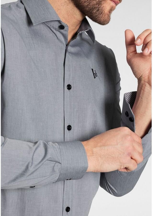 Bruno Banani Overhemd met lange mouwen