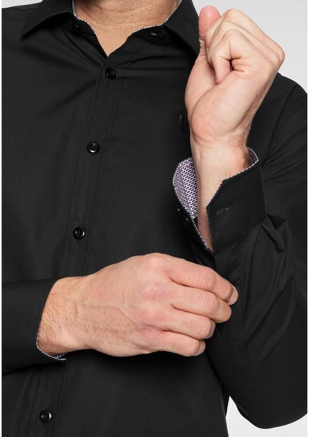 Bruno Banani Overhemd met lange mouwen