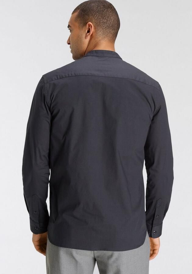 Bruno Banani Overhemd met lange mouwen Met opstaande kraag - Foto 5