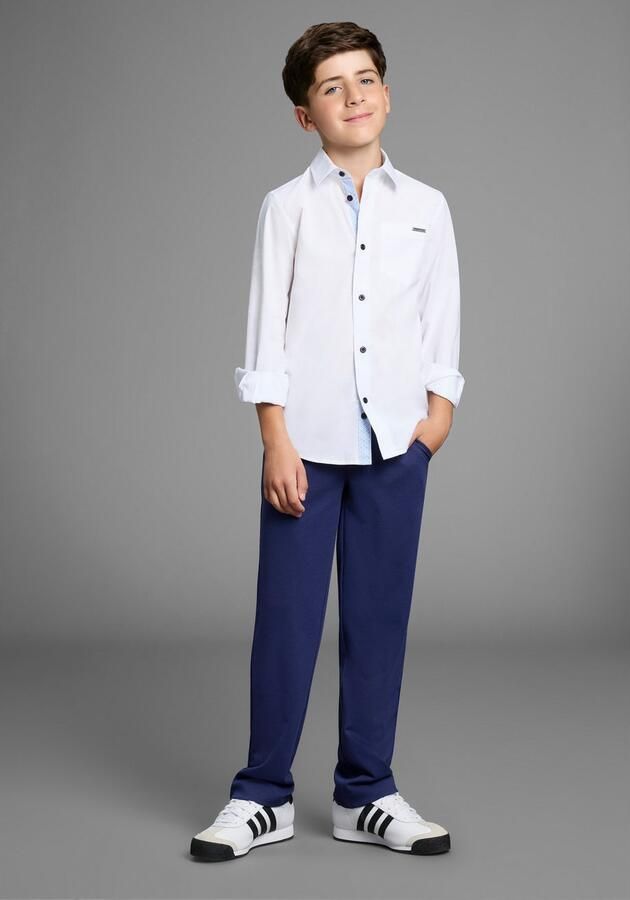 Bruno Banani Overhemd met lange mouwen Overhemd voor jongens NIEUW! voor TIENERS. Elegant overhemd - Foto 4