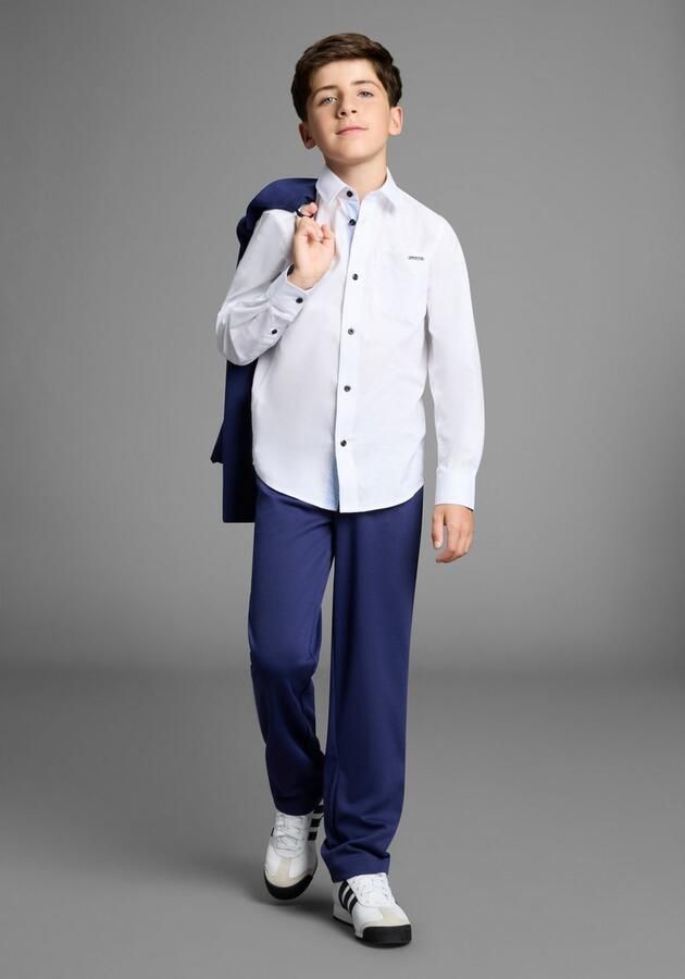 Bruno Banani Overhemd met lange mouwen Overhemd voor jongens NIEUW! voor TIENERS. Elegant overhemd - Foto 5