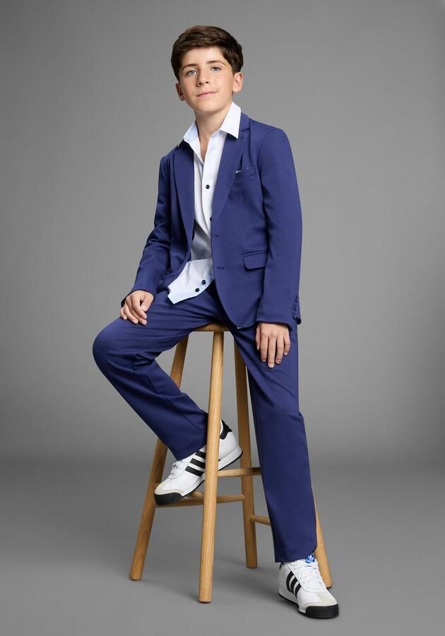 Bruno Banani Pak 2-dlg. Jersey pak NIEUW! voor TIENERS. Elegant jersey pak (set 2-delig Colbert & broek) - Foto 3