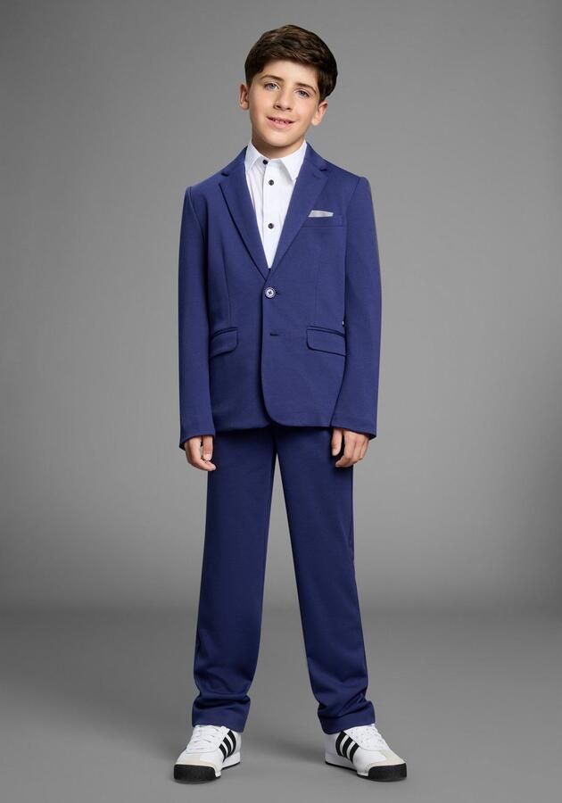 Bruno Banani Pak 2-dlg. Jersey pak NIEUW! voor TIENERS. Elegant jersey pak (set 2-delig Colbert & broek) - Foto 4