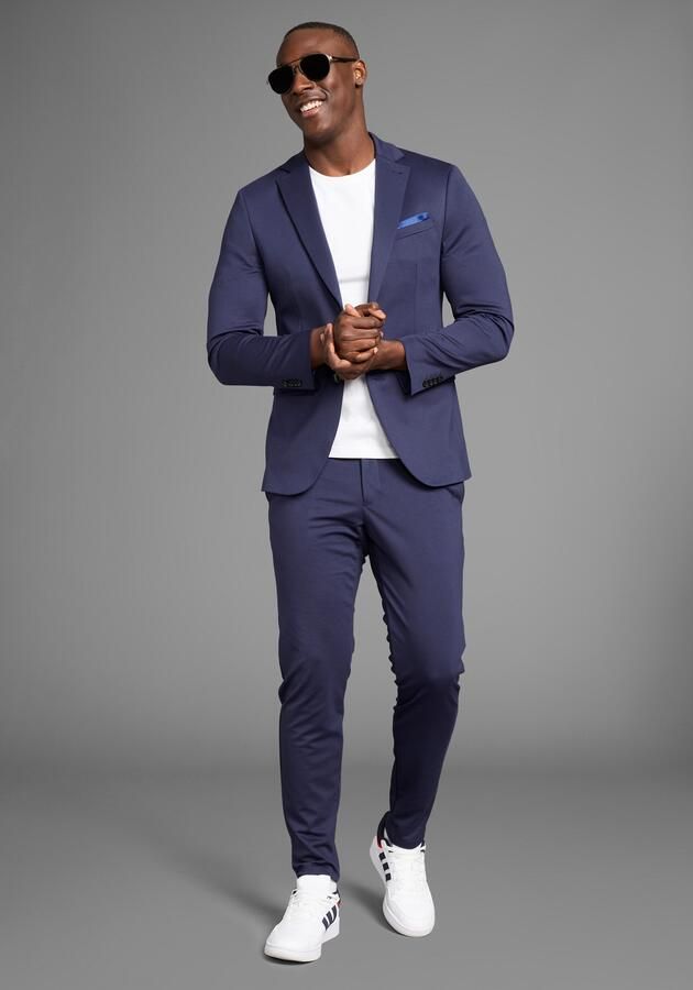 Bruno Banani Pak Jersey elastische kwaliteit (2-delig Colbert & broek) - Foto 7