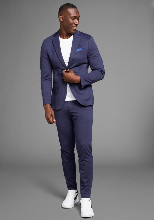 Bruno Banani Pak Jersey elastische kwaliteit (2-delig Colbert & broek) - Foto 3