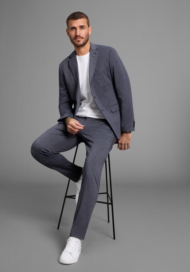 Bruno Banani Pak Jersey elastische kwaliteit (2-delig Colbert & broek) - Foto 4