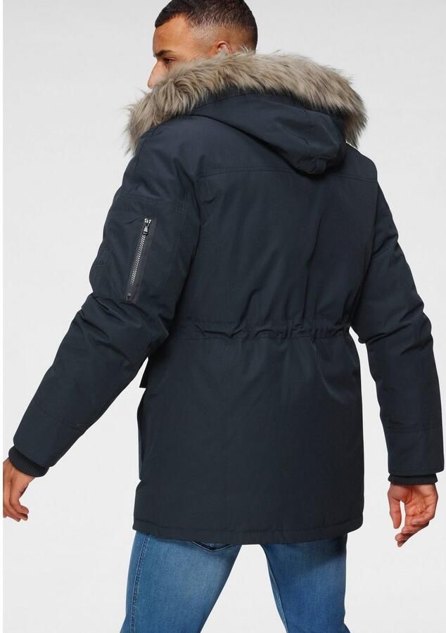 Bruno Banani Parka duurzaam materiaal afneembare capuchon met faux fur - Foto 4