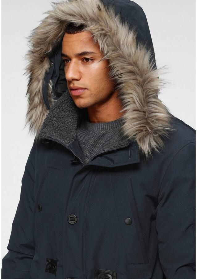 Bruno Banani Parka duurzaam materiaal afneembare capuchon met faux fur - Foto 2