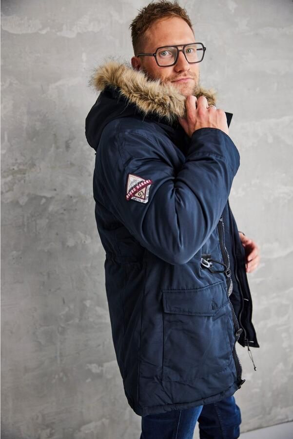 Bruno Banani Parka duurzaam materiaal afneembare capuchon met faux fur - Foto 8