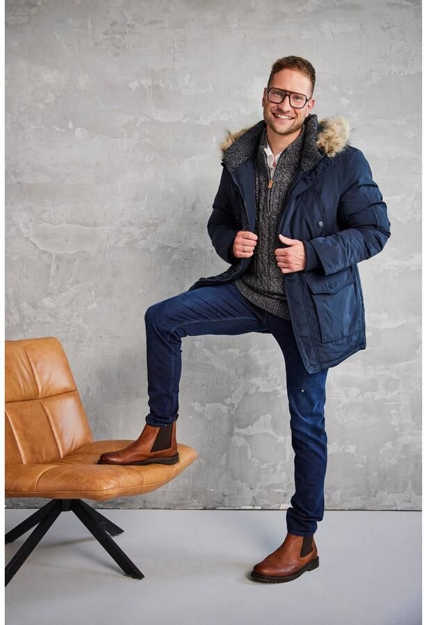 Bruno Banani Parka duurzaam materiaal afneembare capuchon met faux fur - Foto 5